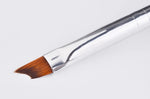 1 Pcs Professional Oblique Head Nail Brush French Tips Brushes UV Gel Painting Drawing Pen Manicure Nail Art DIY Design Tools