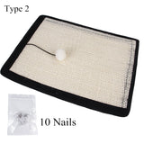 Cat Kitten Scratch Board Furniture Protect Pad Sisal Scratcher Mat Claws Care Cat Toy Sofa Scratching Post Protector