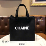 Canvas Fashion Solid Color Mummy Bag Office Worker Handbag
