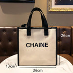 Canvas Fashion Solid Color Mummy Bag Office Worker Handbag