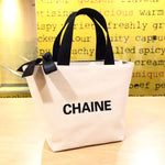 Canvas Fashion Solid Color Mummy Bag Office Worker Handbag