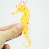 Silicone Artificial Luminous Hippocampus Fish Tank Ornament Aquarium Decoration Underwater Sea Horse Decoration Pet Supplies