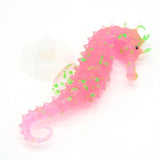 Silicone Artificial Luminous Hippocampus Fish Tank Ornament Aquarium Decoration Underwater Sea Horse Decoration Pet Supplies