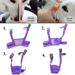 Adjustable Anti Barking Pet Dog Muzzle For Small Large Dogs Mask Muzzles Stop Biting Barking Nylon Straps Pet Dog Accessories