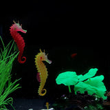 Silicone Artificial Luminous Hippocampus Fish Tank Ornament Aquarium Decoration Underwater Sea Horse Decoration Pet Supplies