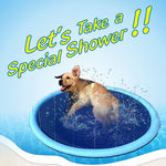 Pet Sprinkler Pad Play Cooling Mat Swimming Pool Inflatable Water Spray Pad Mat Tub Summer Cool Dog Bathtub for Dogs