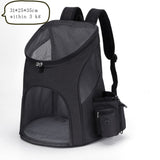 Outdoor Pet Travel Double Backpack Foldable