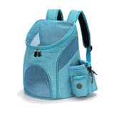 Outdoor Pet Travel Double Backpack Foldable