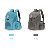 Outdoor Pet Travel Double Backpack Foldable