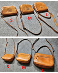 luxury high quality natural real leather ladies small shoulder bag