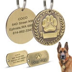 Customized Pet Dog ID Tag Free Engraving