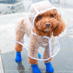 5 Colors Solid Pet Dog Rain Coat f