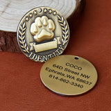 Customized Pet Dog ID Tag Free Engraving