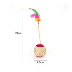 Cat Sisal Scratching Ball Training Interactive Toy