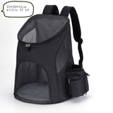 Outdoor Pet Travel Double Backpack Foldable