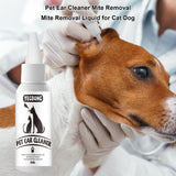 2021 NEW Pet Ear Cleaner Mite Removal Mite Removal Liquid for Cat Dog