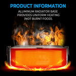 Snowmobile Hot Dogger Food Warmer Exhaust Cooker Stainless Heated Lunch Box Cooking Accessories UTV ATV Compatible with polaris