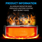 Snowmobile Hot Dogger Food Warmer Exhaust Cooker Stainless Heated Lunch Box Cooking Accessories UTV ATV Compatible with polaris
