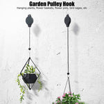 Retractable Plant Pulley Adjustable Heavy Duty Hanging Flower