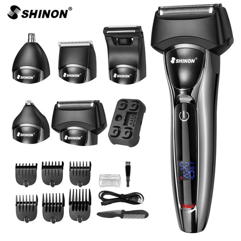 Multi-function Electric Shaver Men&#39;s Razor for Trimmer Clipper Beard Man Shaving Machine Shavers Hair and Personal Care Home