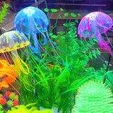 Random Artificial Aquarium Jellyfish Ornament Glowing