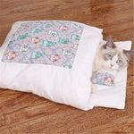 Japanese Cat Bed Warm Sleeping Bag