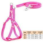 Small Dog Cat Harness Leash Adjustable Vest