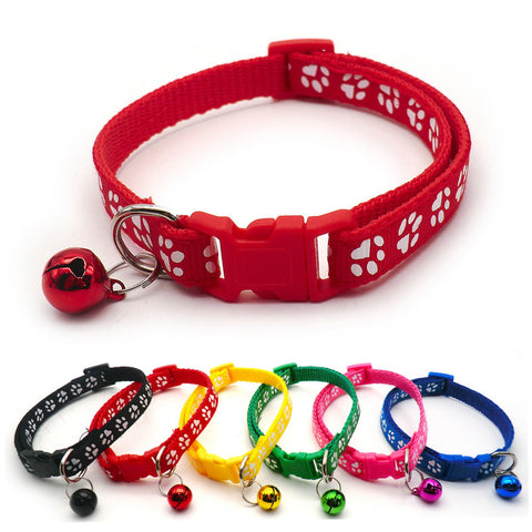 Dog Claw Color Buckle Pet Collar Nickel