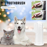 Super Soft Dog Toothbrushes Silica Gel Pet Finger Toothbrush Plush Dog Plus Bad Breath Care Tartar Tools Cat Cleaning Supplies