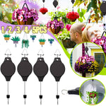 Retractable Plant Pulley Adjustable Heavy Duty Hanging Flower