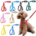 Small Dog Cat Harness Leash Adjustable Vest