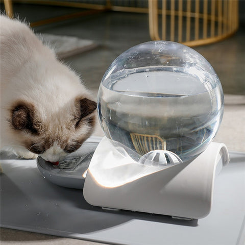 Fountain Bubble Automatic Cat Water Feeder  No Electricity