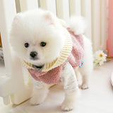 Dog Puppy Clothes Woolen Cap Vest