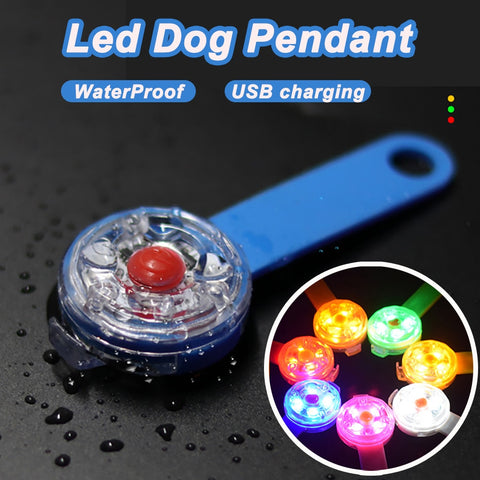 Waterproof LED  Collar Pendant Night Safety Luminous