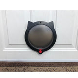 Cute 4 Way Lockable Dog Cat Kitten House Door Security Plastic Flap Door Pet Cat Doggy Gate Dog Safty Door Pet Puppy Supplies