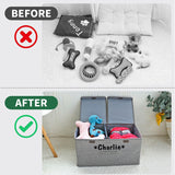 Personalized Dog Storage Basket Folding