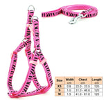 Small Dog Cat Harness Leash Adjustable Vest