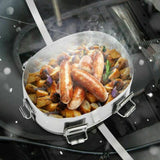 Snowmobile Hot Dogger Food Warmer Exhaust Cooker Stainless Heated Lunch Box Cooking Accessories UTV ATV Compatible with polaris