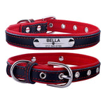 Dog Adjustable Personalized Dog Collar Leather