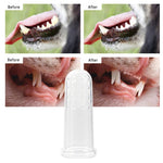 Super Soft Dog Toothbrushes Silica Gel Pet Finger Toothbrush Plush Dog Plus Bad Breath Care Tartar Tools Cat Cleaning Supplies