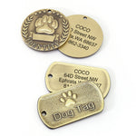 Customized Pet Dog ID Tag Free Engraving