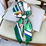 Long Silk Scarf Bag Tie Lady Neck Scarves