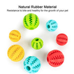 Dog Toy Interactive Rubber Balls for Small Large