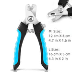 Professional Pet Nail Clipper with Safety Guard  Stainless Steel Scissors Cat Dog for Claw Care  Grooming Supplies Size Fits All