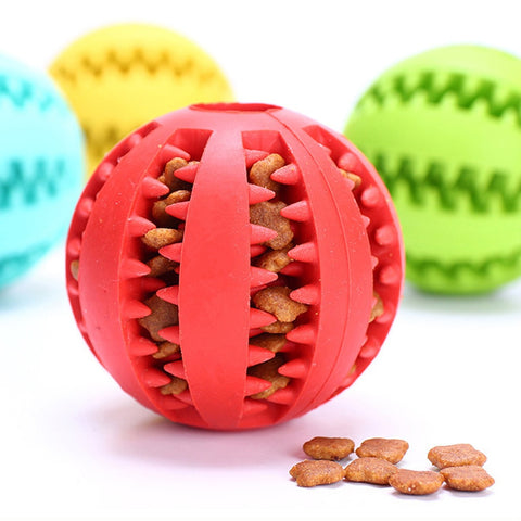 Dog Toy Interactive Rubber Balls for Small Large