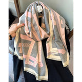 Luxury Winter Cashmere Scarf Women Warm