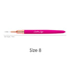 1Pc Nail Art Liners Striping Brushes Long Thin Fine Line Drawing Detail Painting Blending Acrylic Nails Supply