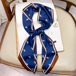 Long Silk Scarf Bag Tie Lady Neck Scarves