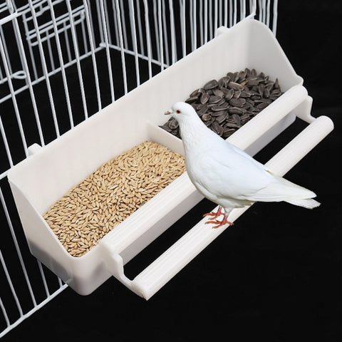 Parrot Birds Water Hanging Bowl Parakeet Feeder Box Pet Cage Plastic Food Container Peony Xuanfeng budgerigar supplies