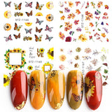 4 In 1 Xmas Flower Nail Stickers